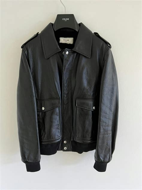 celine hedi slimane's cropped aviator jacket|[REVIEW] Celine Aviator Wool Jacket from Kappler : .